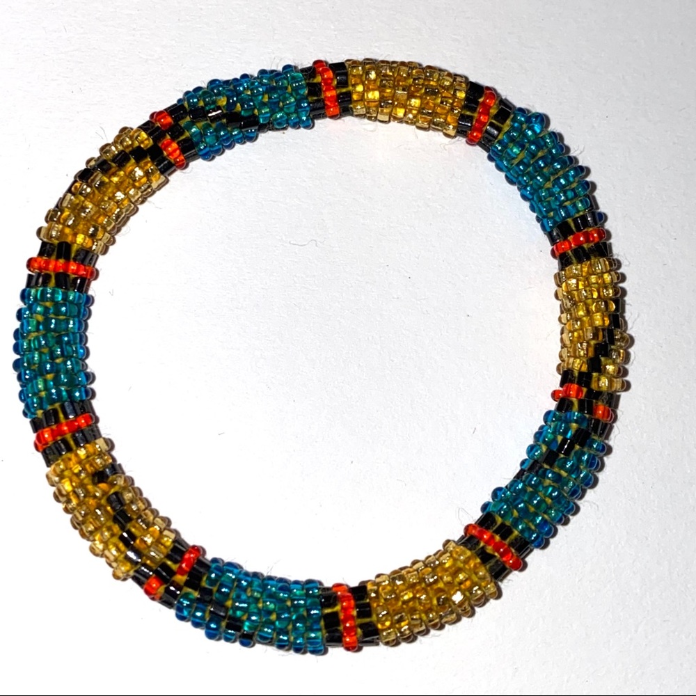Lily and Laura roll-on beaded bracelet